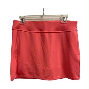 Nicklaus Chic Coral Mini Skirt Size M
